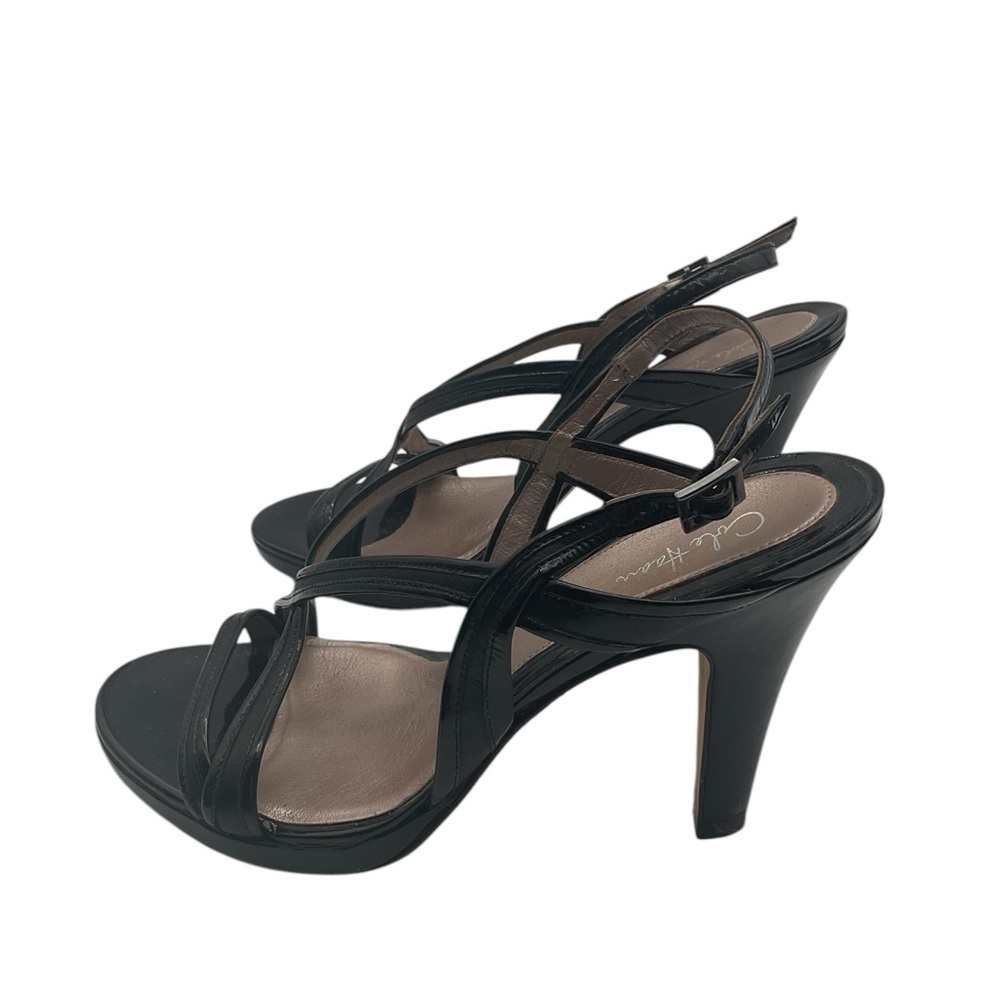 Cole Haan Black leather straps Women's Heeled Sandals size 7.5‎ - Picture 4 of 5